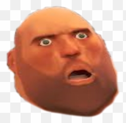 Surprised Heavy Team Fortress 2 Sprays Png