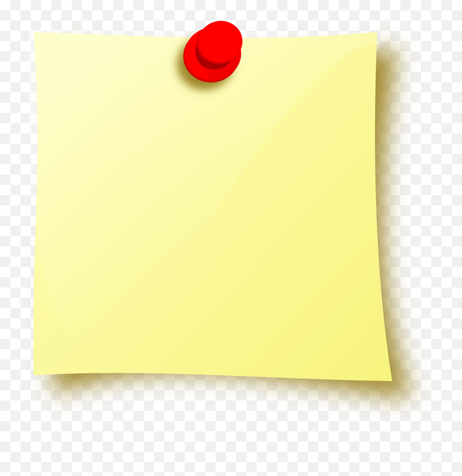 Post - It Sticky Note Free Vector Graphic On Pixabay Hojas Para Escribir Notas Png,Sticky Note Transparent