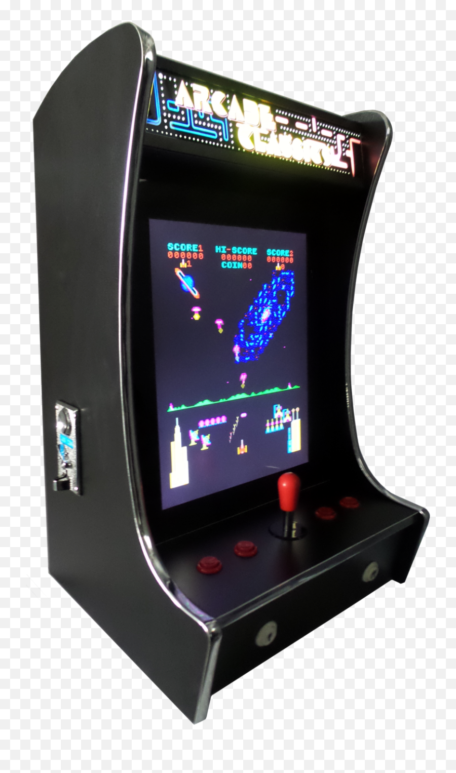 Download Bartop Arcade Machine - Arcade Game Png,Arcade Cabinet Png