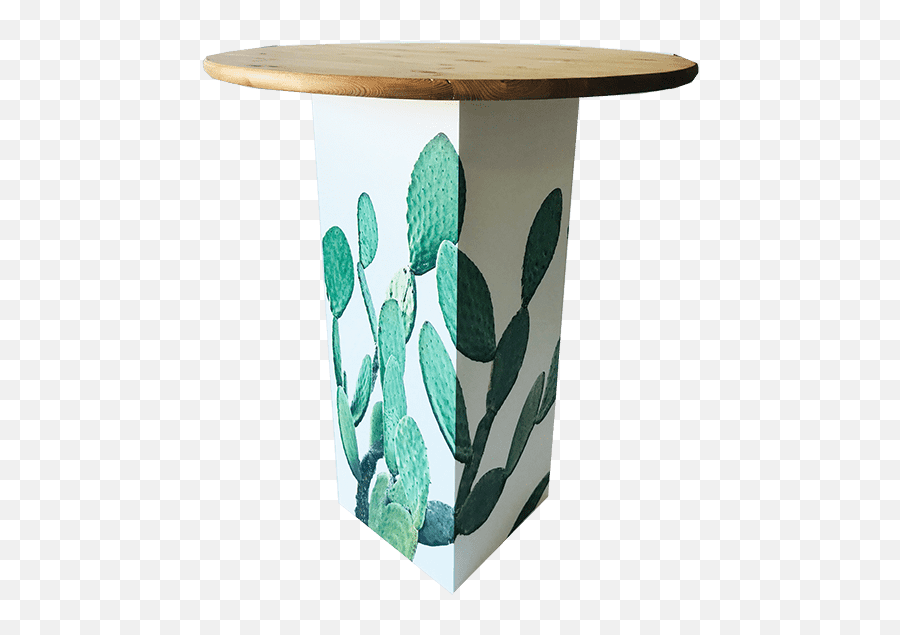 Green Paddle Cactus Glow Table - Coffee Table Png,Green Glow Png