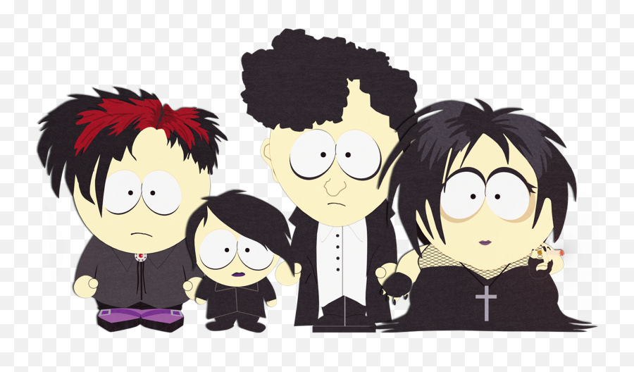 Goth Kids - Official South Park Studios Wiki South Park South Park Goth Kids Png,Little Kid Png