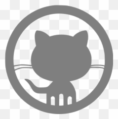 Gray Github 11 Icon - Logo Transparent png
