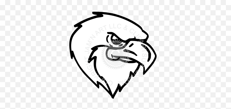 Simple Eagle Head - Çok Kolay Kartal Çizimi Png,Eagle Head Logo