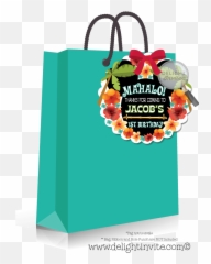 Luau Png - Mickey And Minnie Hawaiian Luau Party Favor Tags Portable Network Graphics,Luau Png