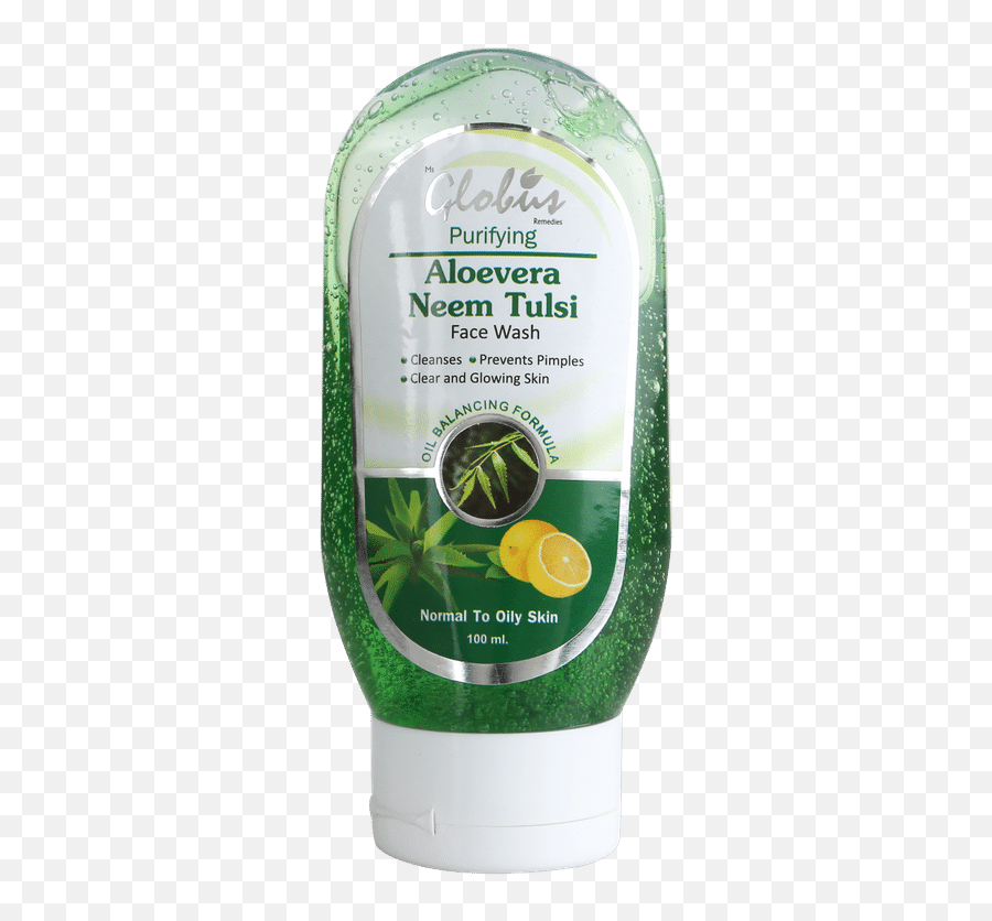 Globus Remedies Aloe Vera Neem Tulsi Face Wash - Sunscreen Limeade Png,Aloe Png