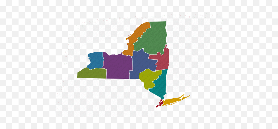 New York Png State Picture - New York State Map,New York State Png