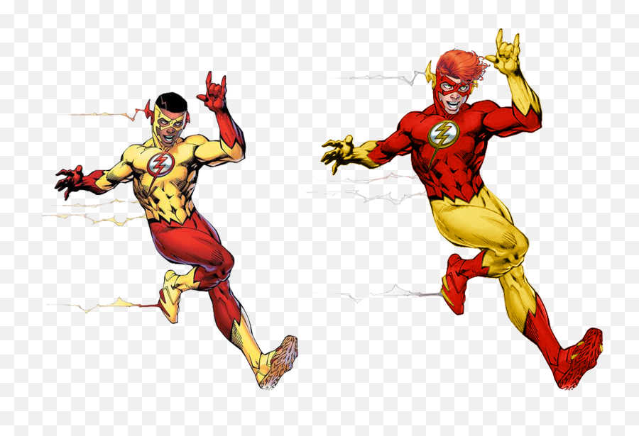 I Really Like Both Rebirth Wally Suits Png Kid Flash