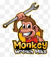 Monkey Wrench Mike - With Logo png
