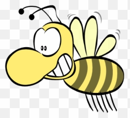 Bees Transparent Quiz Bee Clipart Clip 62709 - Png Images Cartoon Bee,Bee Clipart Png