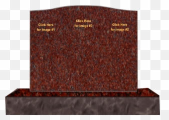 Red Single Monument 24inch Top 34inch Base Png