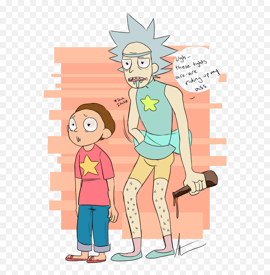 Rick And Morty Swap Outfits Steven Universe Know Your Meme - Cartoon Png,Rick Sanchez Png