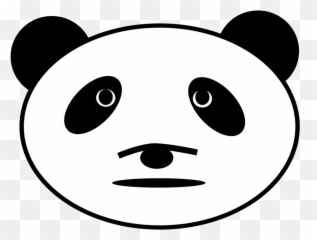 Line Artheadeye Png Clipart - Royalty Free Svg Png Cute Panda Shy Cartoon,Panda Face Png