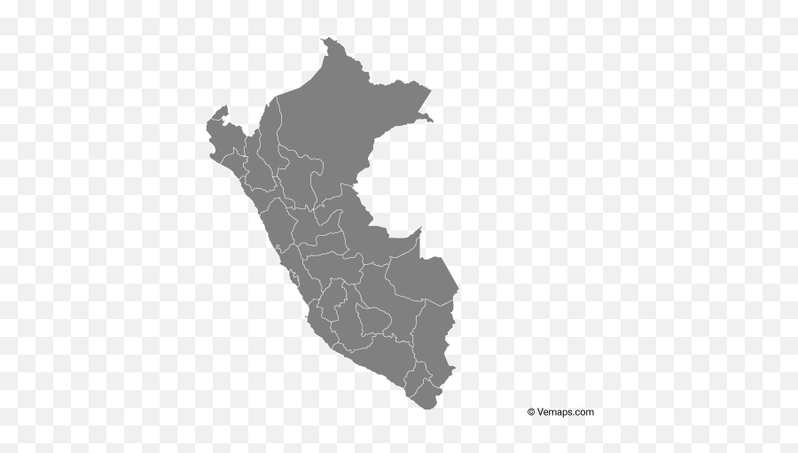 Vector Maps Of Peru Free - Mapa Del Peru Vector Png,Peru Flag Png