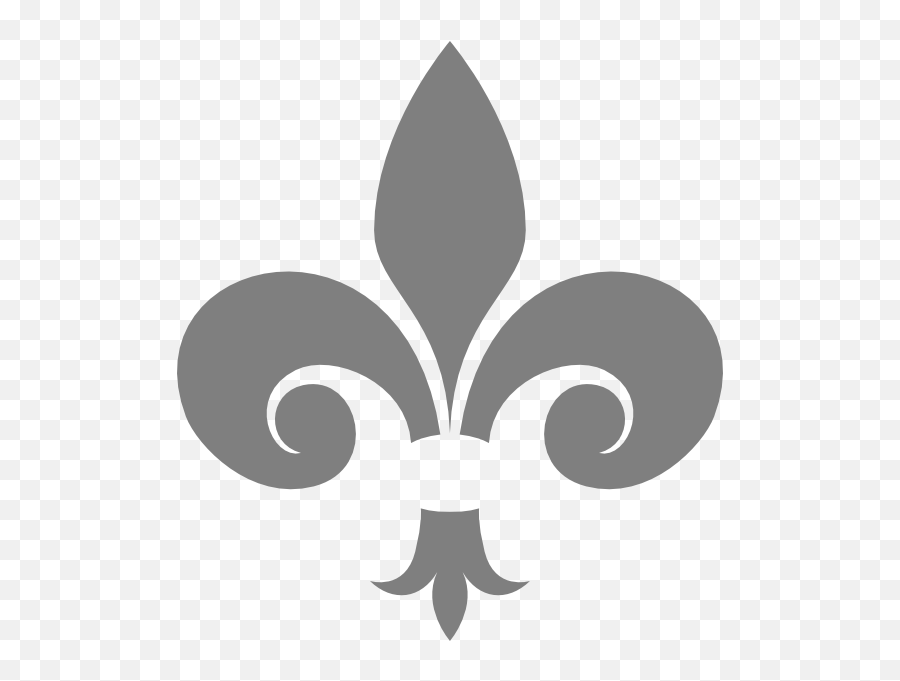 Download How To Set Use Gray Fleur De Lis Clipart Png Image - Fleur De Lis Eps File,Fleur De Lis Png