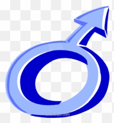 Male Symbol Royalty Free Vector Clip Art Illustration - Symbol Clipart png