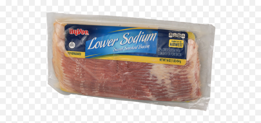 Hy - Vee Lower Sodium Sweet Smoked Bacon Hyvee Aisles Turkey Bacon Png,Bacon Transparent