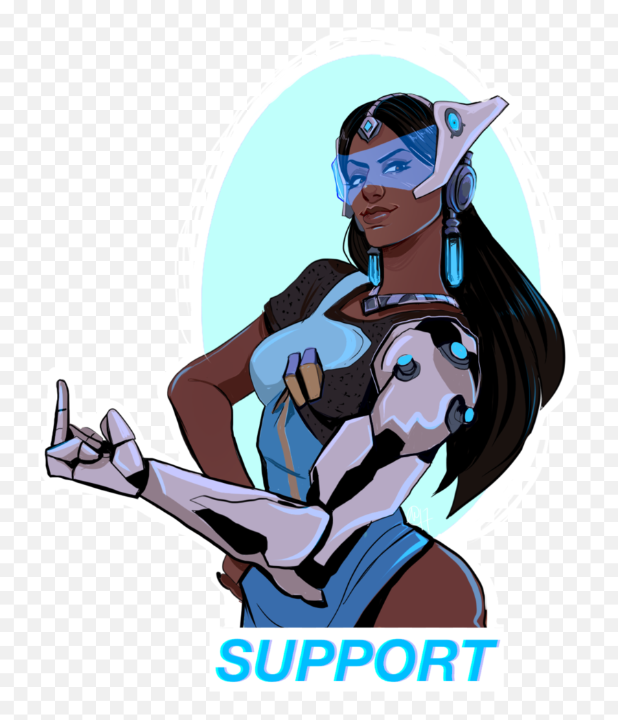 Symmetra Png 7 Image - D Va Overwatch Fanart,Symmetra Png