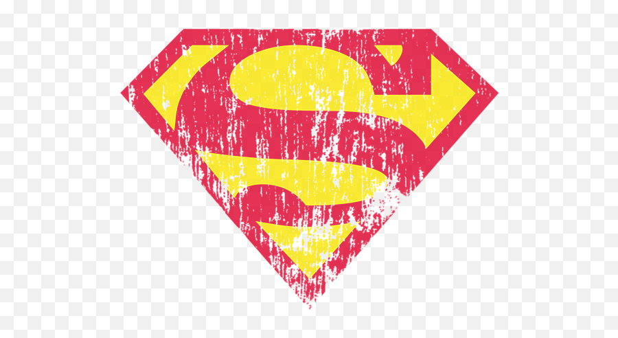 Superman - Classic Logo Distressed Tshirt Purple And Gold Superman Logo Png,Superman Symbol Png