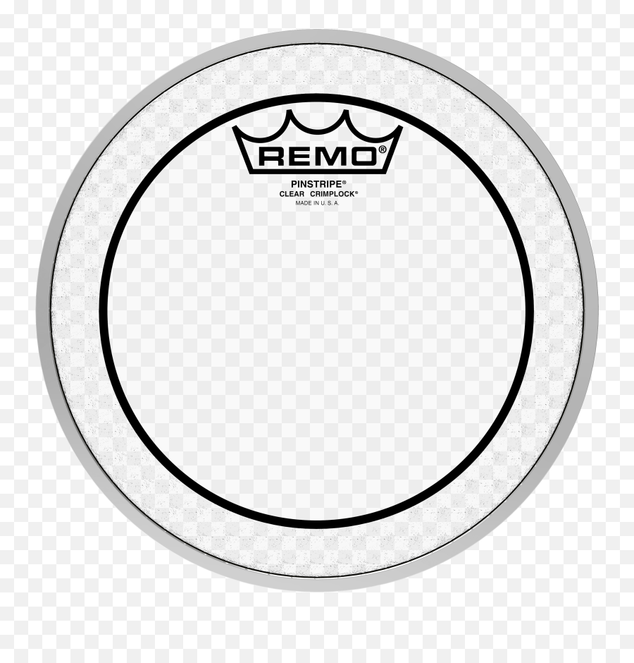Remo Pinstripe Clear Crimplock Tenor - Remo Drum Png,Pinstripe Png