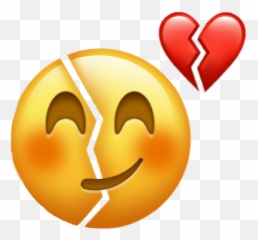 Smiley Emoji Sadness Broken Heart - smiley png download Heart