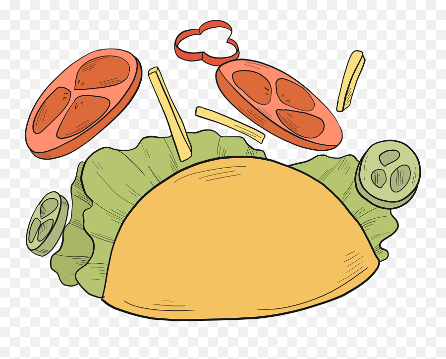 Taco Clipart Free Download Transparent Png Creazilla - Dish,Taco Emoji Png