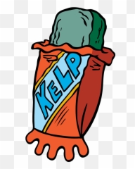 Kelp Nougat Crunch Clipart - Drawing Png,Kelp Png