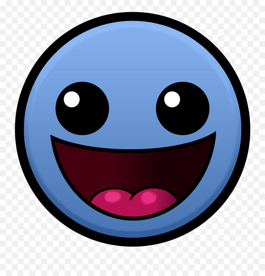 Geometry Dash Silent Difficulty Clipart - Geometry Dash Easy Face Png,Geometry Dash Transparent