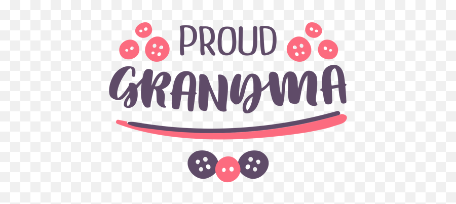 Proud Grandma Lettering - Grandma Transparent Png Text,Grandma Transparent