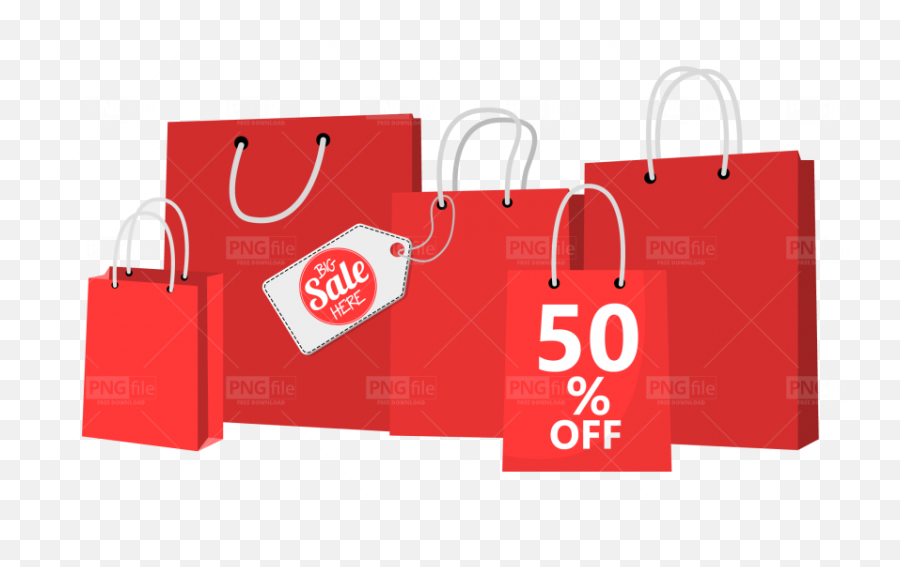 Big Sale Shopping Bags Png - Sale Bag Png,Bags Png