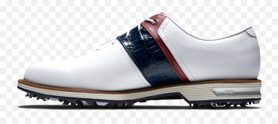 Classic Style Mens Spiked Golf Shoe - Round Toe Png,Footjoy Mens Icon Saddle Golf Shoe Closeouts