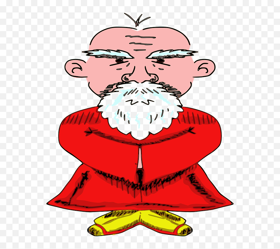 Master Chinese Beard Old - Free Vector Graphic On Pixabay Old Master Chinese Cartoon Png,Old Man Png