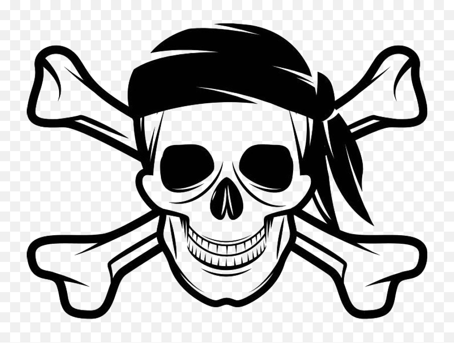 Pirate Skull Transparent Image - Pirate Skull And Crossbones Png,Pirate Transparent