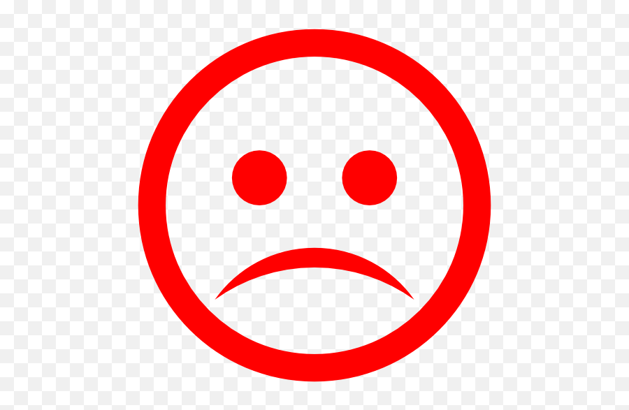 Sad Face Icon - Mean Face Clipart Png,Pensive Emoji Transparent