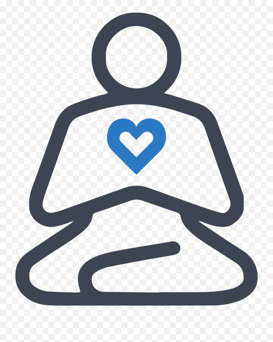 Stay With Us - Icon Meditation Png,Blue Icon Set