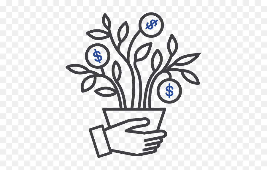 Wealth Creation - 360 Financial Strategists Money Tree Black White Png,Creation Icon