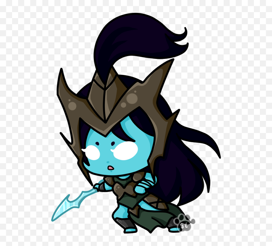 Kalista By Xnekorux - League Of Legends Chibi Kalista Kalista Chibi Png,Penguin Icon League