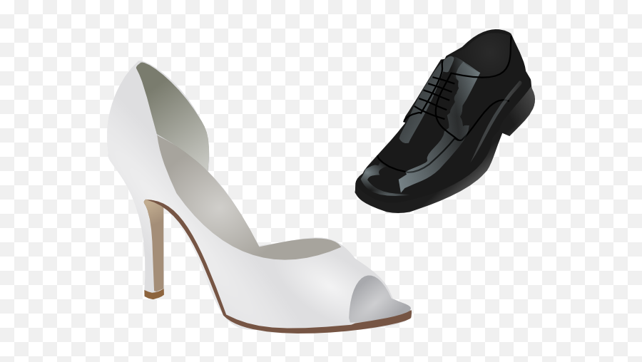 Wedding Shoes Clip Art Png - Men Shoe Clipart Png,Shoes Clipart Png