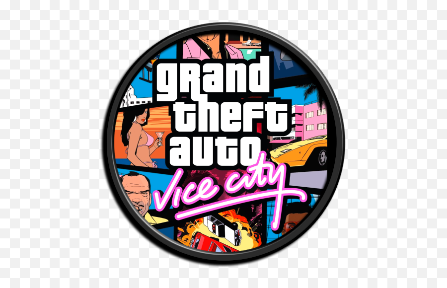 Gta Trilogy Desktop Icons - Classic And Definitive Edition Gta Vice City Icon Png,Ps2 Logo Icon