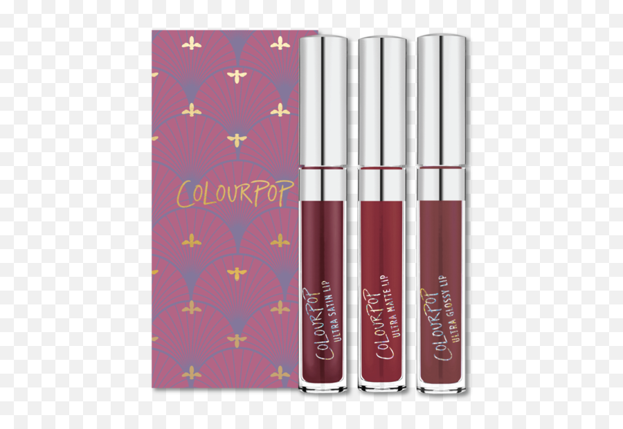 Genuine Colourpop Ultra Matte Gloss Satin Bundle Liquid - Colourpop Products Png,Color Icon Lip Glass