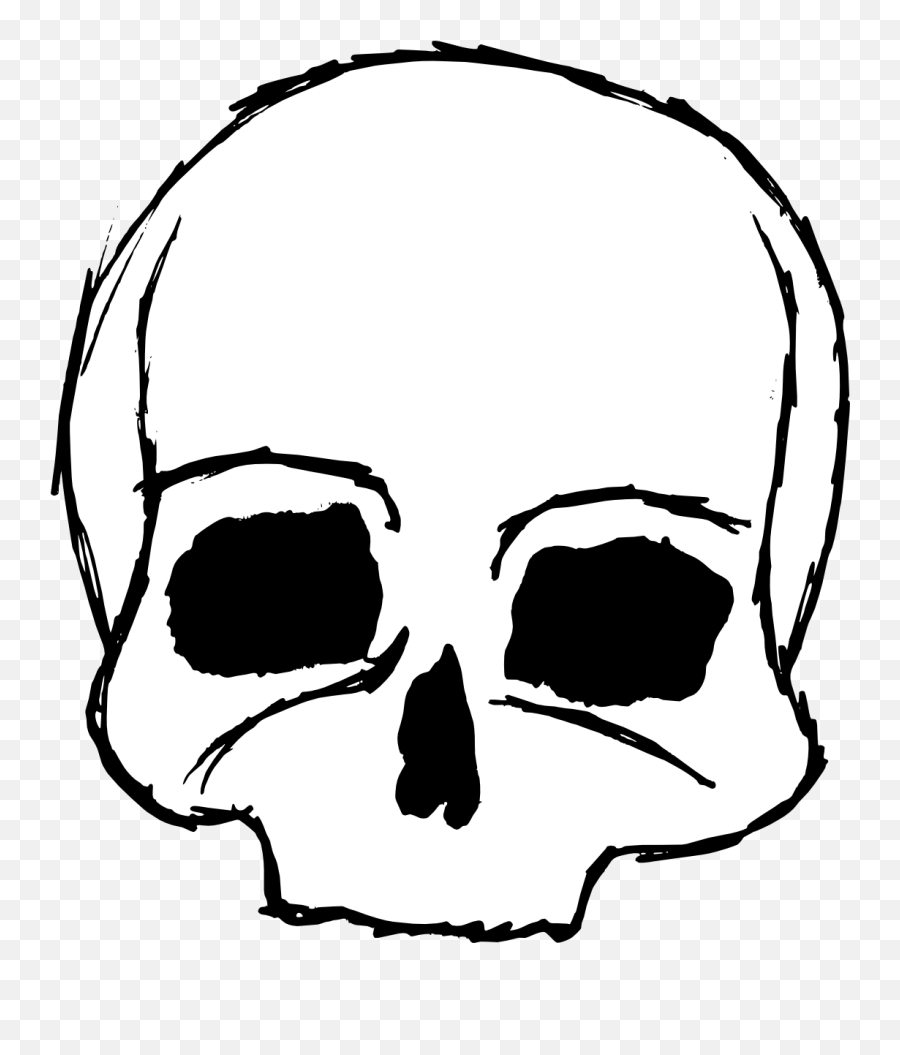 8 Skull Drawing Vector Png - Portable Network Graphics,Skull Drawing Png