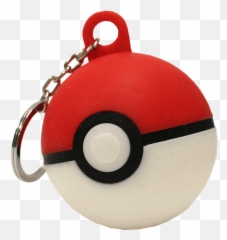 Pokemon - Pokeball Keyring Pendant Png,Pokeball Logo