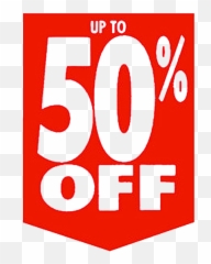 50 Off Png Hd - Upto