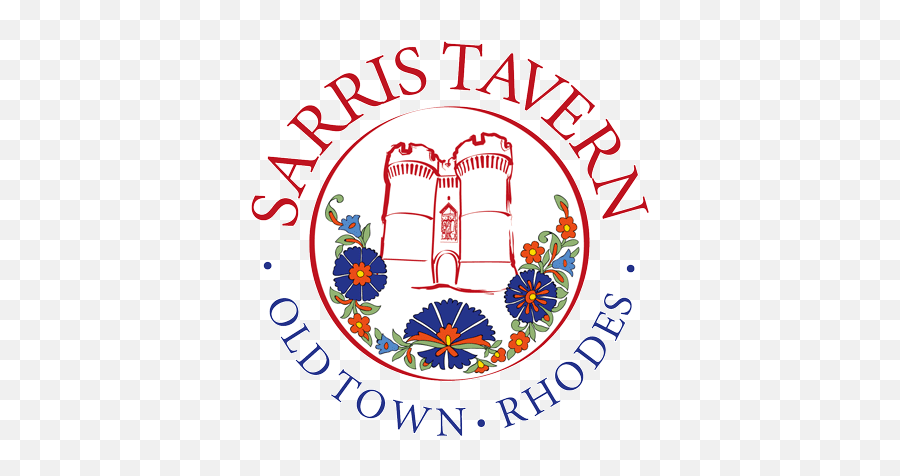 Sarris Tavern Traditional Greek Restaurant Rhodes - Circle Png,Greek Logo