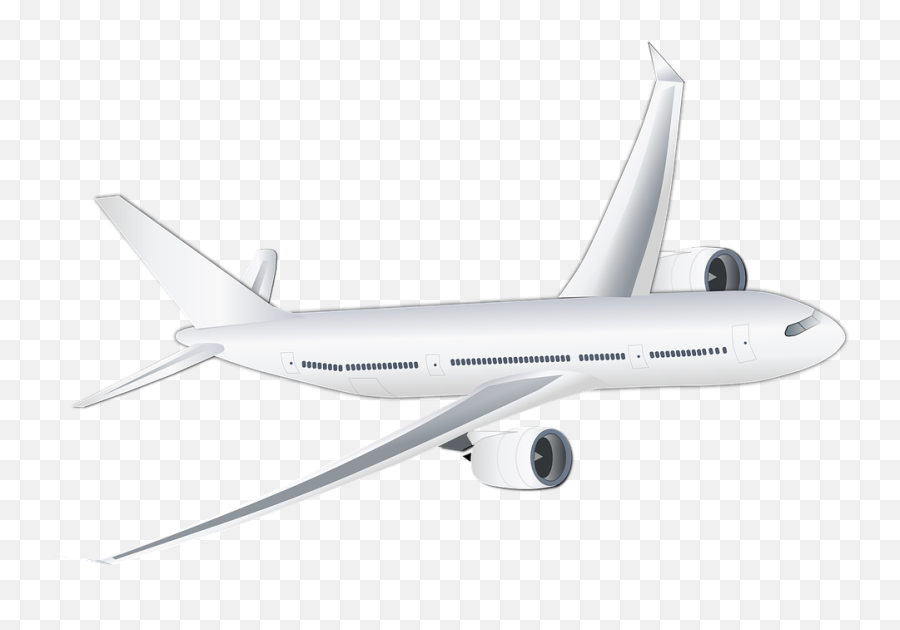 Aeroplane Airliner Airbus - Free Vector Graphic On Pixabay Aeroplane Png Black Background,Airplane Png