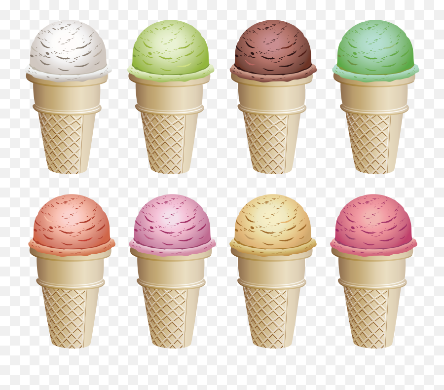 Ice Cream Png Image - 7 Ice Cream Cones,Ice Cream Png Transparent