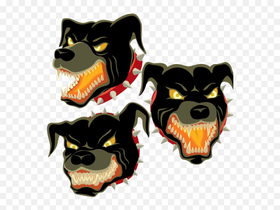 Cerberus Cartoon Clipart - Rottweiler Clipart Angry Png,Cerberus Png