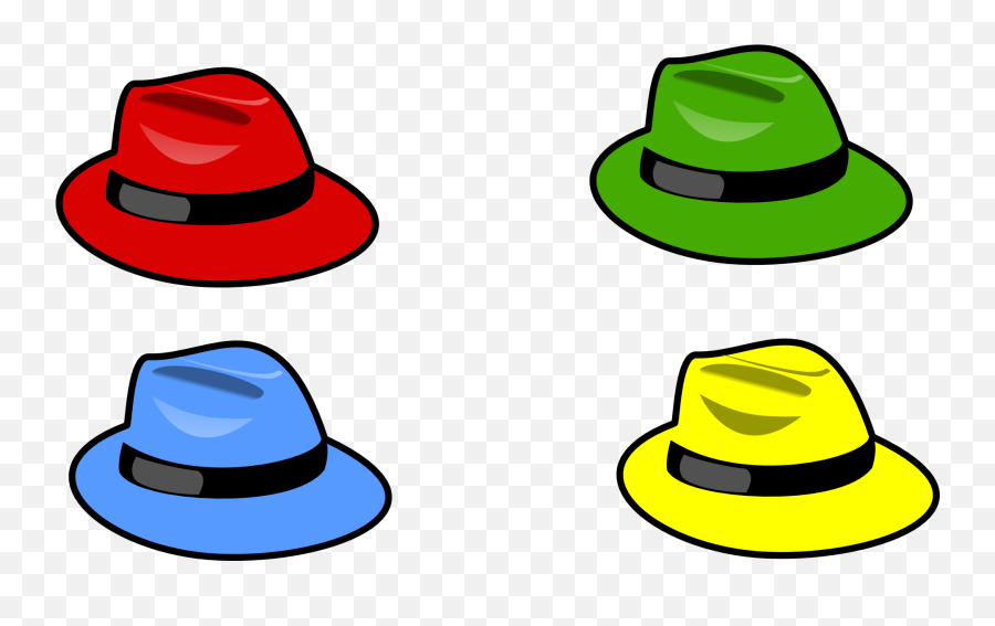 Clothing Clipart Accessory - 6 Thinking Hats Png Six Thinking Hats Png,Hats Png
