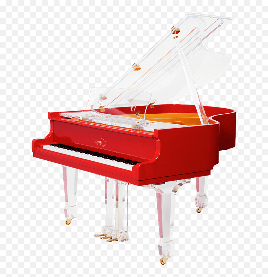 Red Baby Grand Piano For Sale Euro Pianos - Fortepiano Png,Piano Png