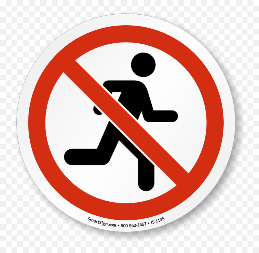 Construction Signs Clipart - No Running In The Lab Png No Horseplay,Lab Png
