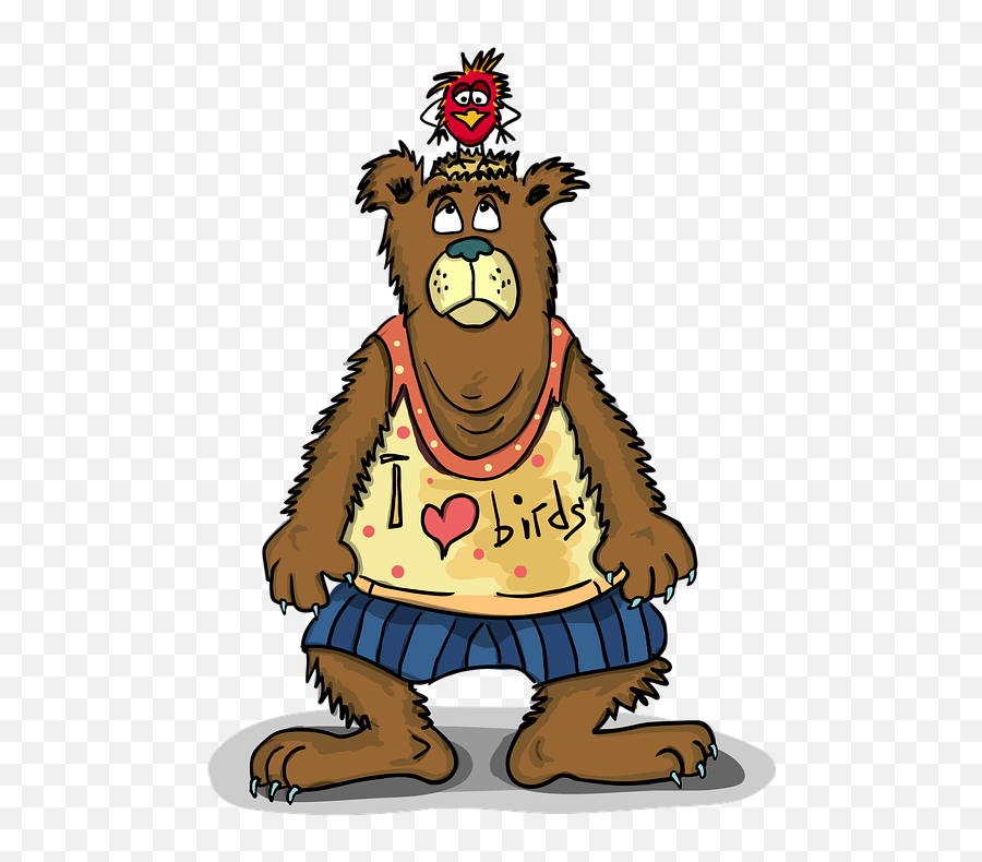 Bear I Love Birds Jack Grizzly - Bear Transparent Iphone 5s Png,Grizzly Bear Png